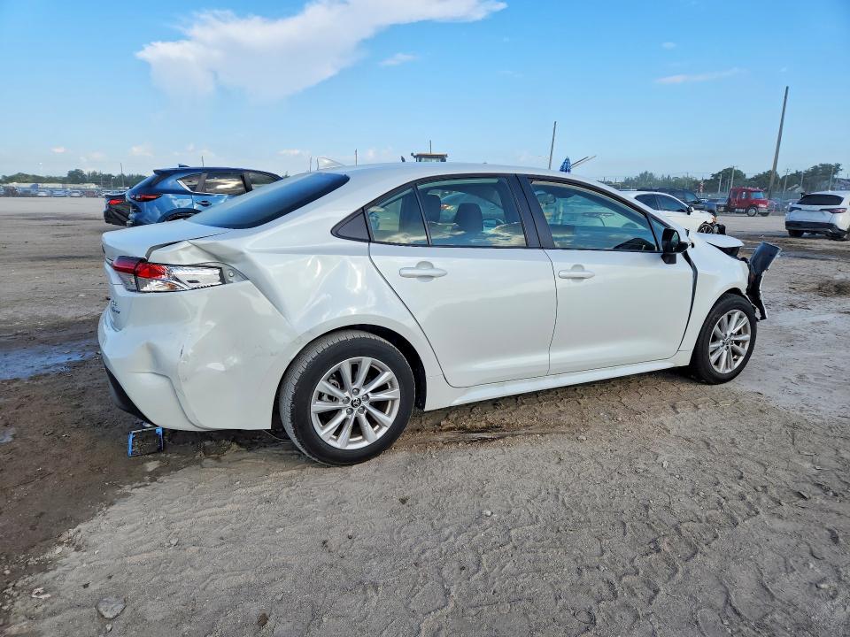 2025 Toyota Corolla VIN JTDBCMFE9SJ046417 COPART salvage auction — FRONT END, FL - CERTIFICATE OF DESTRUCTION, sold $1,300 on 2026-07-23 (photo 3)