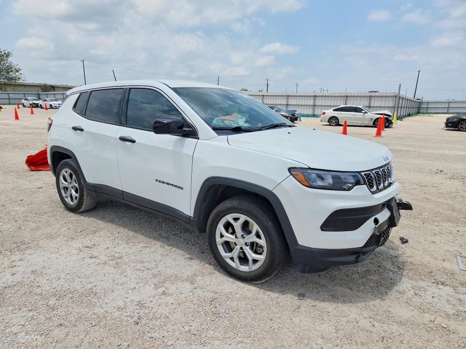 2024 Jeep Compass VIN 3C4NJDAN8RT173527 COPART salvage auction — FRONT END, Tx - Salvage Vehicle Title, sold $5,899 on 2026-08-15 (photo 4)