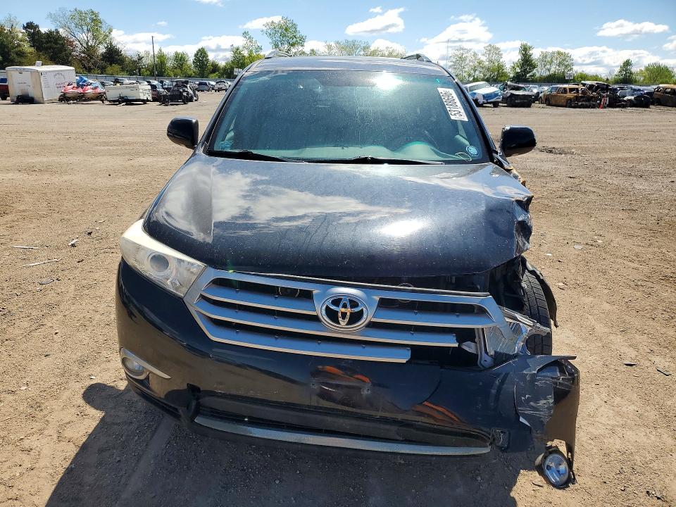 2011 Toyota Highlander VIN 5TDDK3EH7BS070400 COPART salvage auction — FRONT END, Il - Salvage Certificate, sold $3,250 on 2026-07-30 (photo 5)