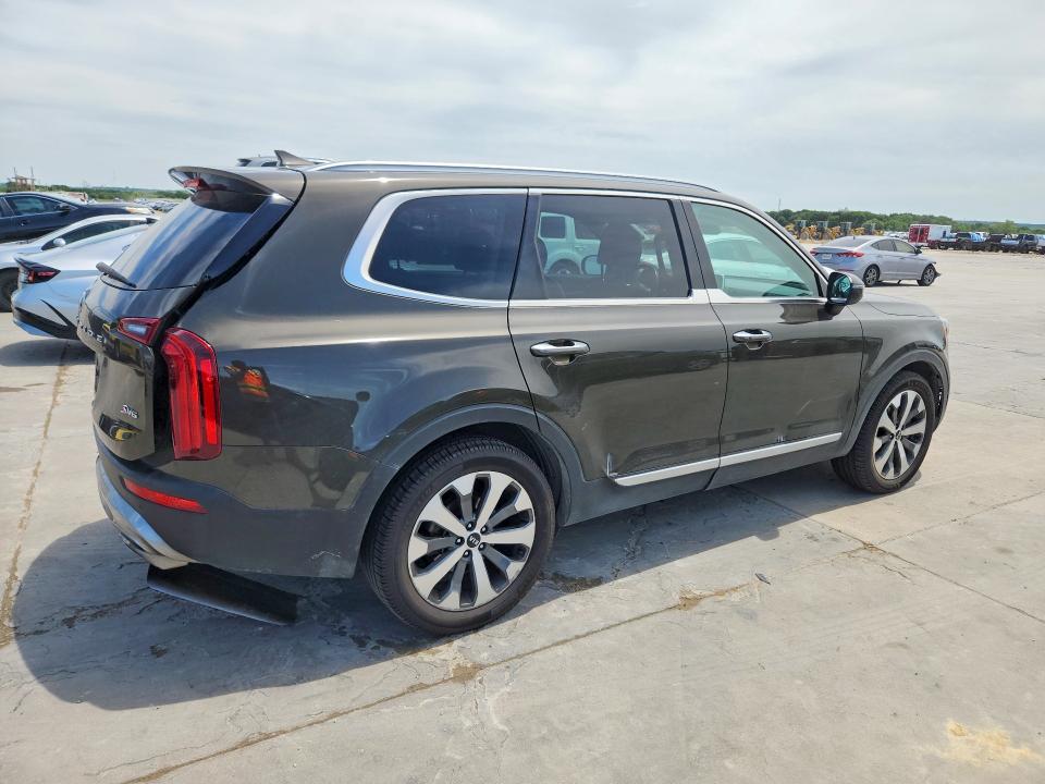 2020 Kia Telluride VIN 5XYP6DHC1LG042551 COPART salvage auction — REAR END, Tx - Salvage Vehicle Title, sold $5,000 on 2026-07-23 (photo 3)