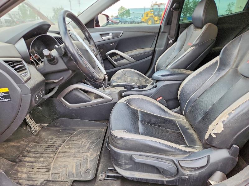 2013 Hyundai Veloster VIN KMHTC6AE4DU156232 COPART salvage auction — MECHANICAL, Ab - Bos - Active, sold $525 on 2026-07-28 (photo 7)