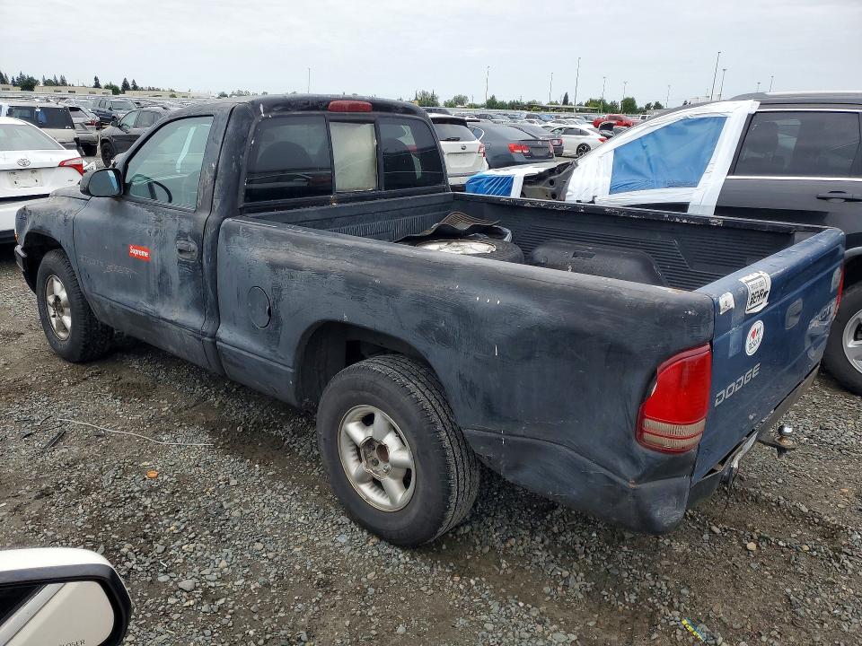 1997 Dodge Dakota VIN 1B7FL26X4VS252332 COPART salvage auction — REAR END, Ca - Salvage Certificate, sold $175 on 2026-07-09 (photo 2)