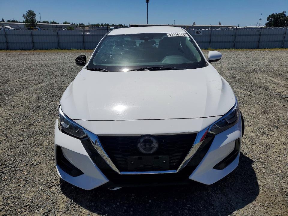 2022 Nissan Sentra VIN 3N1AB8BV7NY287407 COPART salvage auction — FRONT END, Ca - Salvage Certificate, sold $2,600 on 2026-07-02 (photo 5)