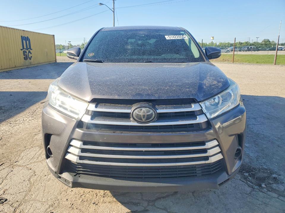 2017 Toyota VIN 5TDZARFH8HS025047 COPART salvage auction — REAR END, In - Cert Of Title-Salvage Title, sold $275 on 2026-07-24 (photo 5)