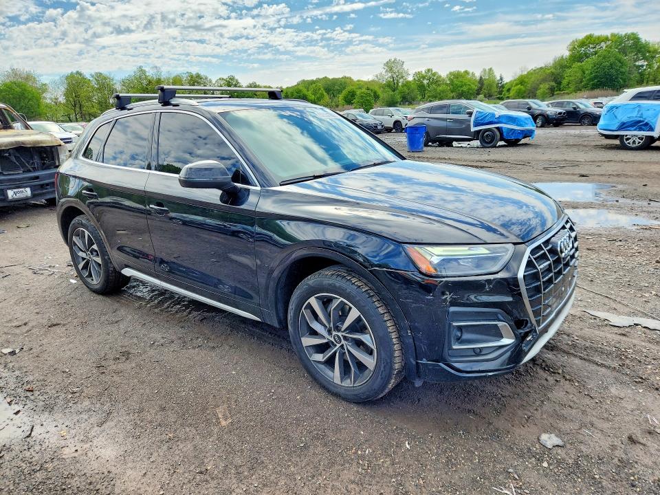 2021 Audi Q5 VIN WA1BAAFYXM2014890 COPART salvage auction — FRONT END, Pa - Certificate Of Salvage, sold $1,050 on 2026-07-15 (photo 4)