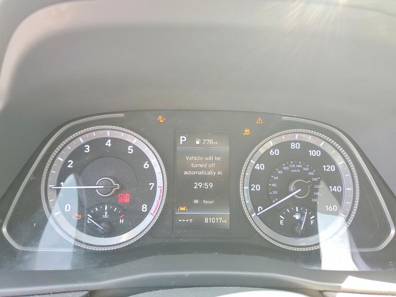2021 Hyundai Sonata VIN 5NPEL4JA2MH092085 COPART salvage auction — FRONT END, Ca - Salvage Certificate, sold $4,000 on 2026-07-13 (photo 9)