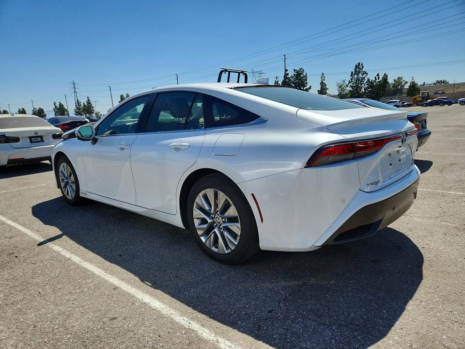 2023 Toyota Mirai VIN JTDAAAAA0PA010417 COPART salvage auction — FRONT END, Ca - Dis/Dlr/Exp Only Clean Title, sold $2,200 on 2026-07-21 (photo 2)