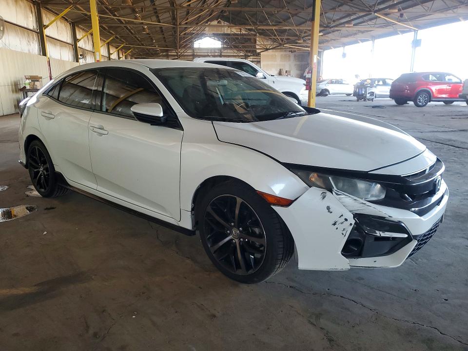 2021 Honda Civic VIN SHHFK7H43MU409054 COPART salvage auction — FRONT END, AZ - CERT OF TITLE - SALVAGE, sold $5,800 on 2026-07-08 (photo 4)