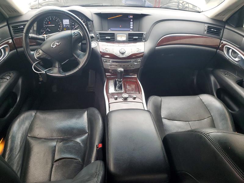 2013 Infiniti M VIN JN1BY1AR6DM604366 COPART salvage auction — WATER/FLOOD, Tx - Salvage Title-Flood Damage, sold $1,100 on 2026-07-02 (photo 8)