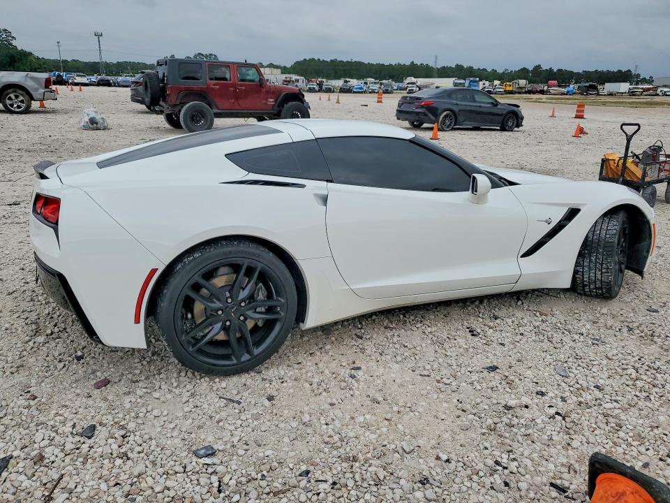 2019 Chevrolet Corvette VIN 1G1YA2D74K5117114 COPART salvage auction — FRONT END, Salvage Title, sold $12,200 on 2026-09-08 (photo 3)