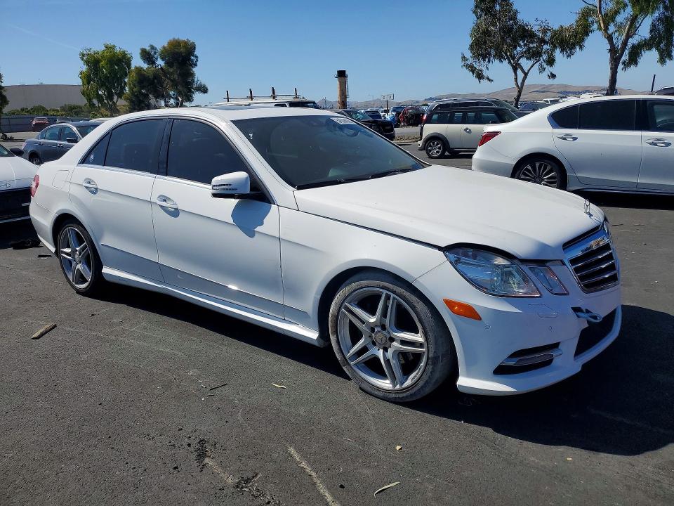 2013 Mercedes-benz E-class VIN WDDHF5KB2DA761969 COPART salvage auction — FRONT END, CA - SALVAGE CERTIFICATE, sold $1,450 on 2026-07-13 (photo 4)