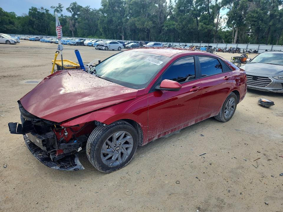 2024 Hyundai Elantra VIN KMHLM4DG1RU668665 COPART salvage auction — FRONT END, Fl - Certificate Of Destruction, sold $2,950 on 2026-07-07 (photo 1)