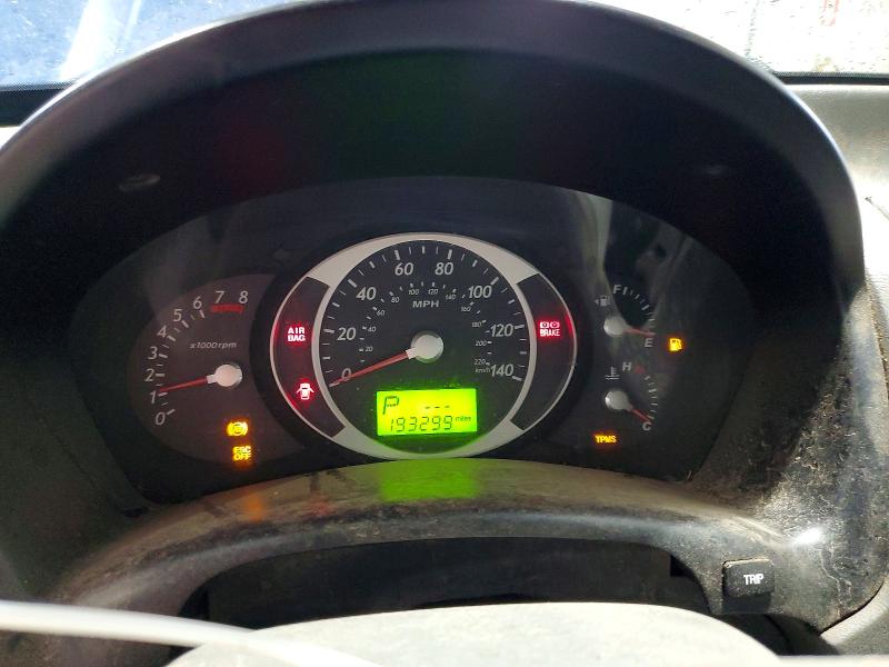 2006 Hyundai Tucson VIN KM8JN72D56U313556 COPART salvage auction — FRONT END, Oh - Cert Of Title-Salvage, sold $325 on 2026-07-02 (photo 9)
