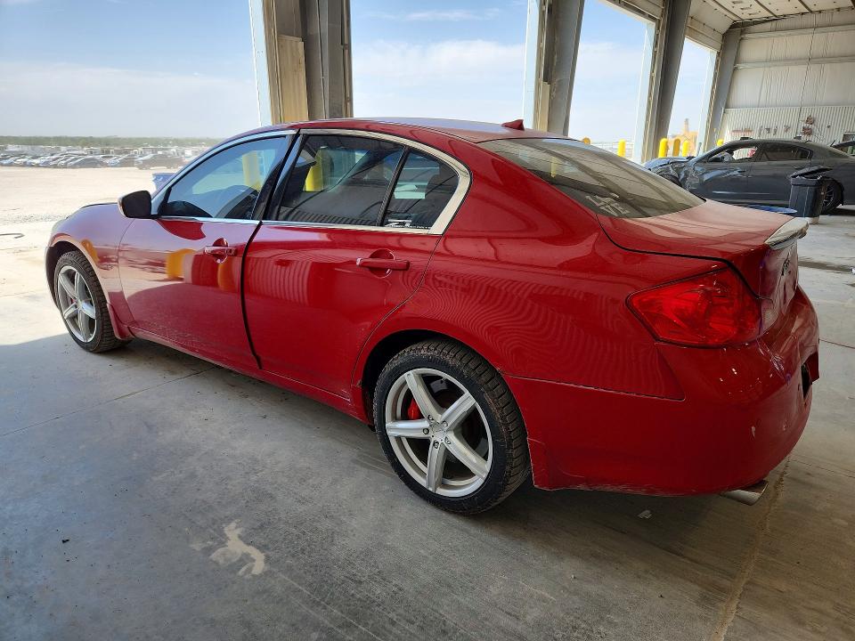 2011 Infiniti G37 VIN JN1CV6AR3BM405508 COPART salvage auction — FRONT END, NE - CERT OF TITLE-SALVAGE, sold $550 on 2026-07-14 (photo 2)