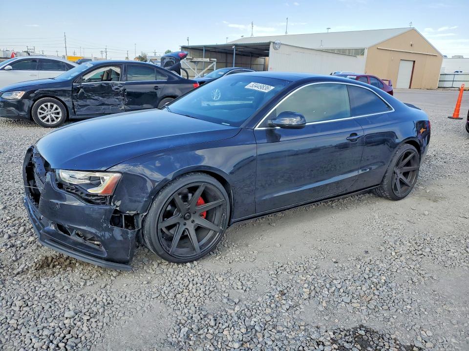 2013 Audi A5 VIN WAUCFAFR7DA012649 COPART salvage auction — FRONT END, Co - Public - Salvage Title, sold $3,200 on 2026-07-21 (photo 1)