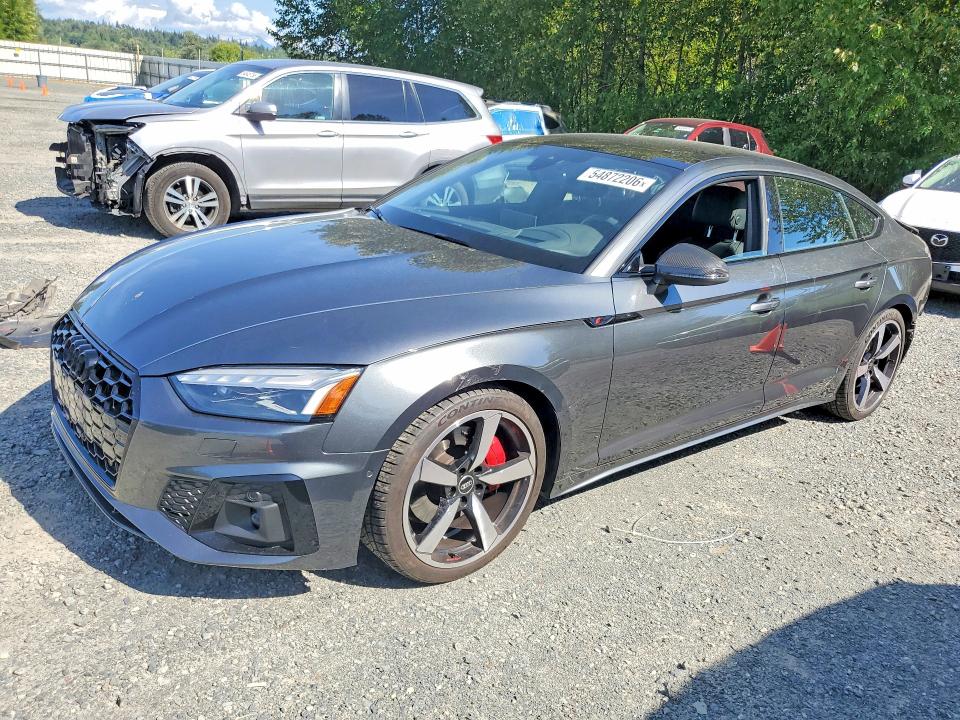 2024 Audi A5 VIN WAUEACF54RA020778 COPART salvage auction — REAR END, WA - BILL OF SALE, sold $14,800 on 2026-08-17 (photo 1)