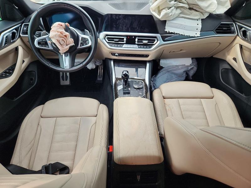 2023 BMW 4er VIN WBA73AV0XPFN55868 COPART salvage auction — FRONT END, Tx - Salvage Vehicle Title, sold $14,000 on 2026-07-09 (photo 8)