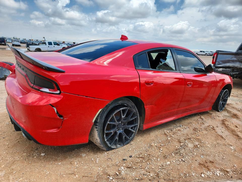 2021 Dodge Charger VIN 2C3CDXCT0MH671139 COPART salvage auction — FRONT END, TX - CERTIFICATE OF TITLE, sold $9,600 on 2026-07-29 (photo 3)