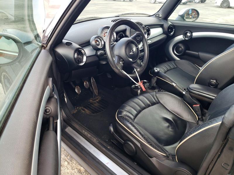 2012 Mini Cooper VIN WMWZP3C56CT296668 COPART salvage auction — FRONT END, CA - SALVAGE CERTIFICATE, sold $1,500 on 2026-07-02 (photo 8)
