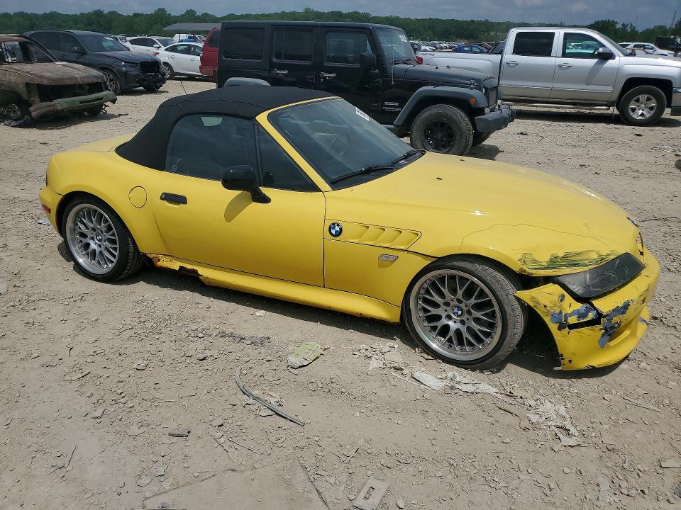 2001 BMW Z3 VIN WBACN53451LJ55876 COPART salvage auction — FRONT END, Ks - Cert Of Title-Salvage, sold $175 on 2026-07-30 (photo 4)
