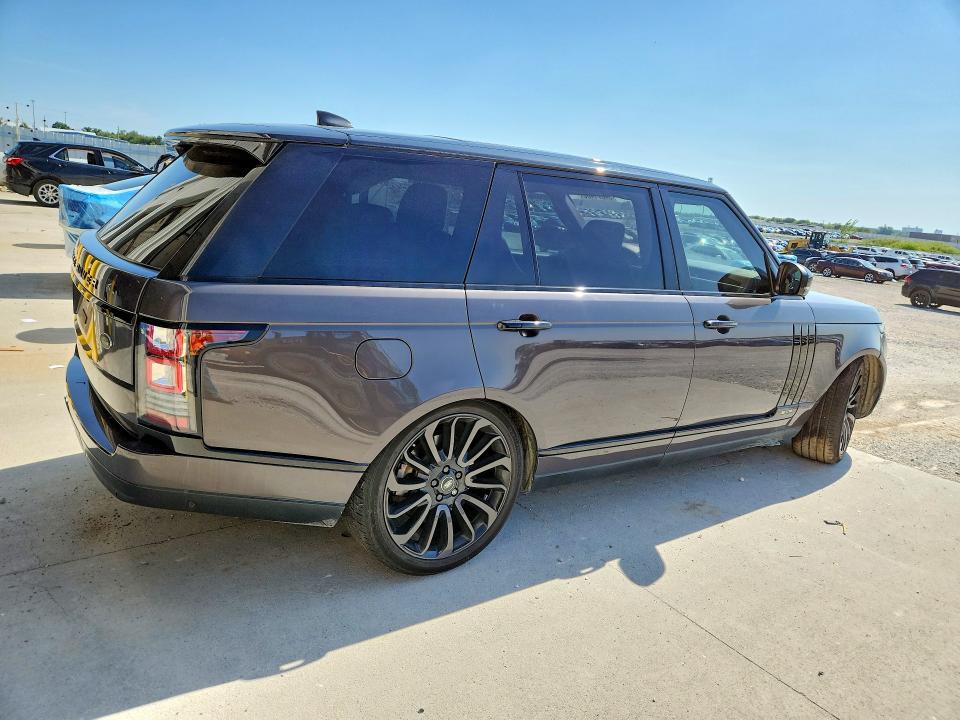 2017 Land rover RANGE ROVER VIN SALGS5FE8HA367302 COPART salvage auction — REAR END, Ne - Cert Of Title-Salvage, sold $4,550 on 2026-07-14 (photo 3)