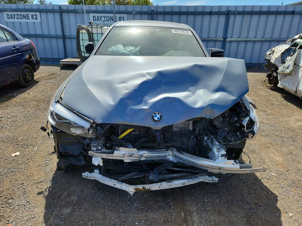 2019 BMW 5er VIN WBAJE7C53KWW22644 COPART salvage auction — FRONT END, ON - PERMIT SALVAGE, sold $1,700 on 2026-07-28 (photo 5)