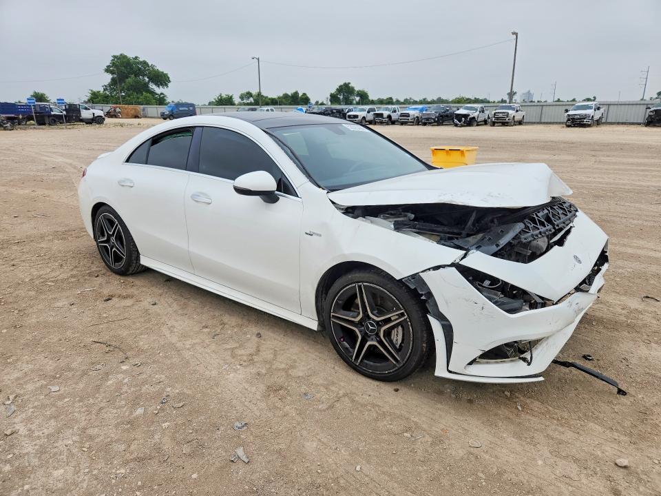 2020 Mercedes-benz Cla-klasse VIN WDD5J5BB1LN058050 COPART salvage auction — FRONT END, Tx - Salvage Vehicle Title, sold $3,800 on 2026-07-15 (photo 4)