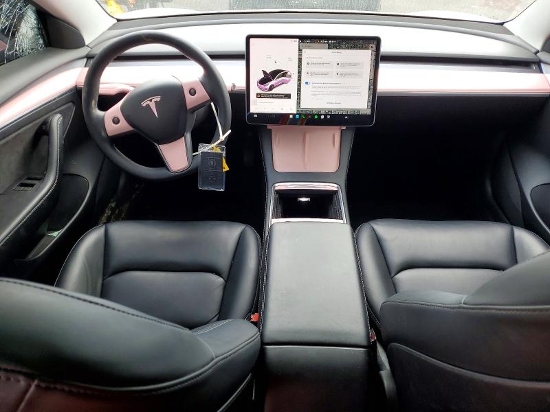 2021 Tesla VIN 5YJ3E1EA0MF073222 COPART salvage auction — FRONT END, Ca - Salvage Certificate, sold $7,100 on 2026-07-06 (photo 8)