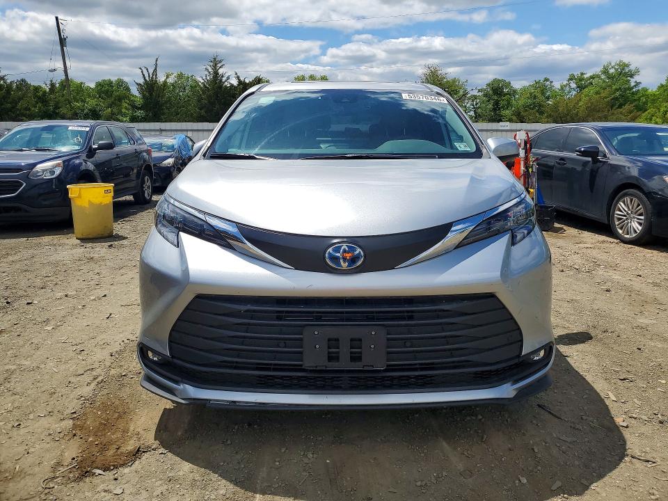 2025 Toyota VIN 5TDJRKEC4SS261320 COPART salvage auction — REAR END, Nj - Cert Of Title-Salvage, sold $500 on 2026-07-29 (photo 5)