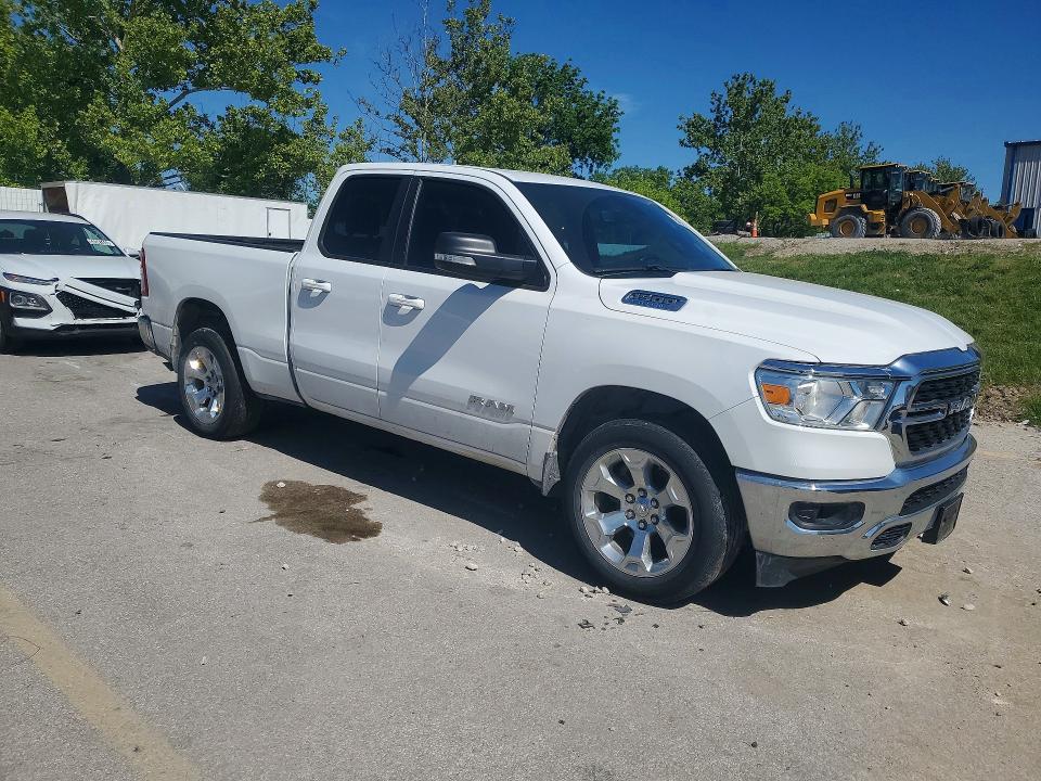 2022 Ram 1500 VIN 1C6RREBG0NN451922 COPART salvage auction — NORMAL WEAR, MO - CERTIFICATE OF TITLE, sold $325 on 2026-07-09 (photo 4)