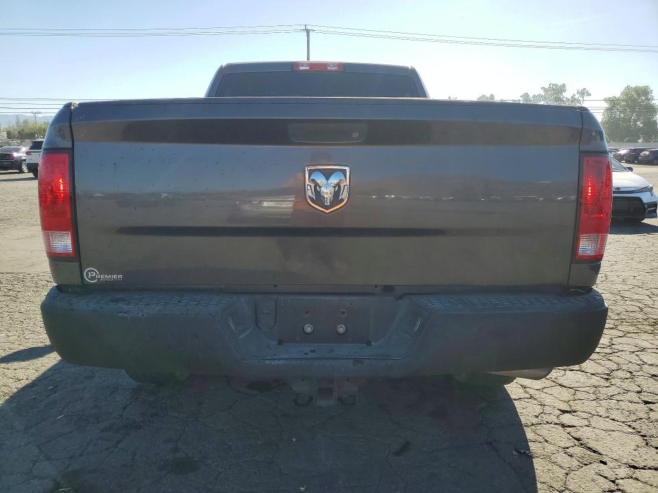 2016 Ram 1500 VIN 3C6JR6AG1GG357936 COPART salvage auction — FRONT END, Ca - Salvage Certificate, sold $975 on 2026-07-09 (photo 6)