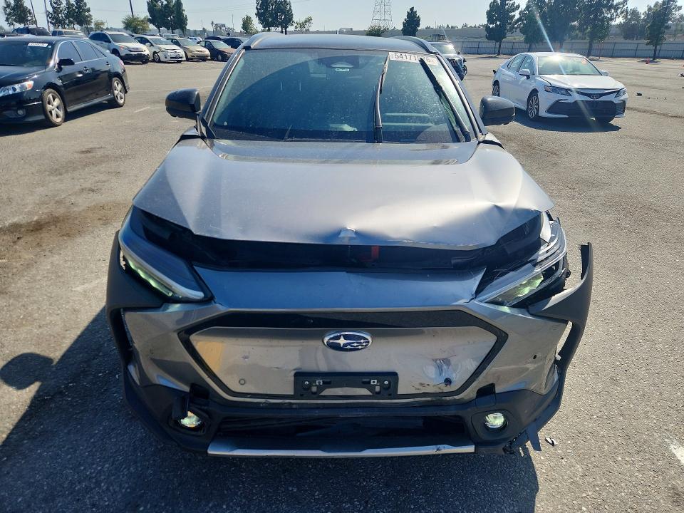2023 Subaru Solterra VIN JTMABABA2PA032575 COPART salvage auction — FRONT END, Ca - Salvage Certificate, sold $8,900 on 2026-07-02 (photo 5)