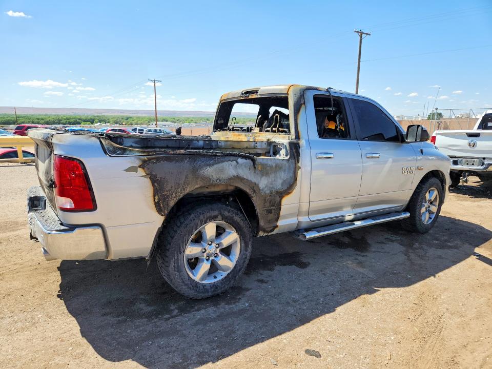 2018 Ram 1500 VIN 1C6RR6GT6JS123539 COPART salvage auction — BURN, NM - NON-REPAIRABLE VEHICLE CERT, sold $2,600 on 2026-07-02 (photo 3)