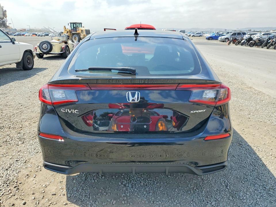2025 Honda VIN 19XFL2H80SE012909 COPART salvage auction — FRONT END, Ca - Salvage Certificate, sold $7,600 on 2026-07-02 (photo 6)