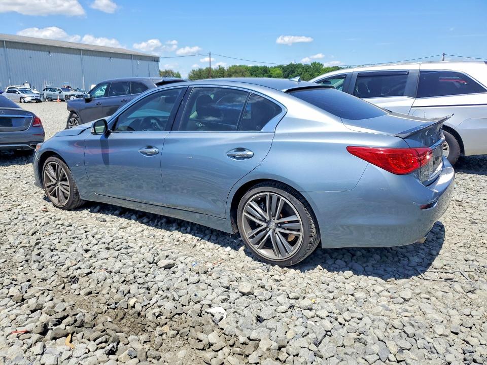 2014 Infiniti Q50 VIN JN1BV7AR2EM703523 COPART salvage auction — FRONT END, Nj - Cert Of Title-Salvage, sold $6,600 on 2026-07-20 (photo 2)
