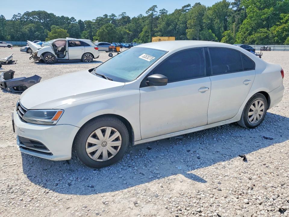 2015 Volkswagen VIN 3VW2K7AJXFM424453 COPART salvage auction — REAR END, Tx - Certificate Of Title, sold $1,600 on 2026-07-02 (photo 1)