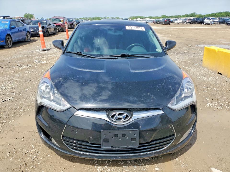 2012 Hyundai Veloster VIN KMHTC6AD6CU055926 COPART salvage auction — SIDE, KS - CERT OF TITLE-SALVAGE, sold $150 on 2026-07-28 (photo 5)