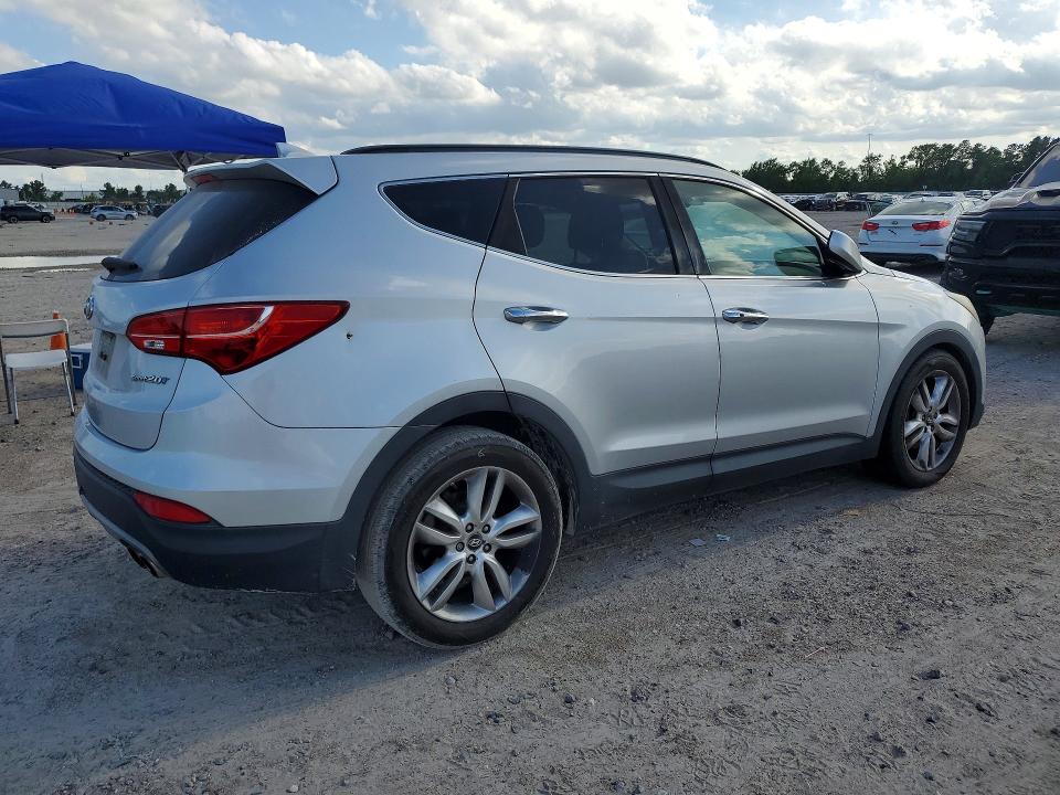 2013 Hyundai Santa fe VIN 5XYZU3LA0DG098304 COPART salvage auction — FRONT END, Tx - Salvage Vehicle Title, sold $1,950 on 2026-07-10 (photo 3)