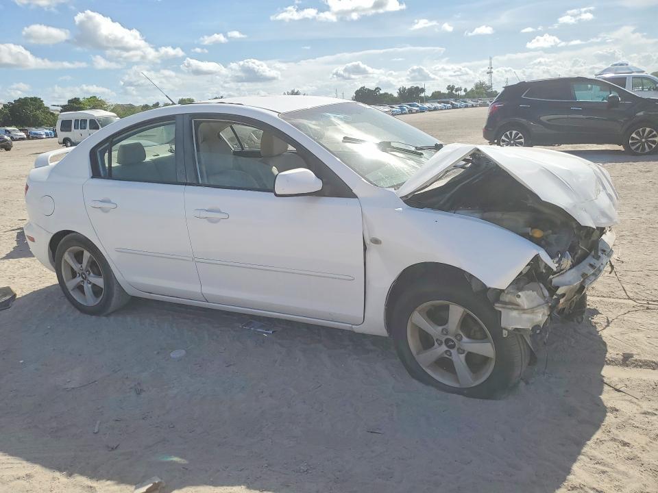 2006 Mazda 3 VIN JM1BK12F861443106 COPART salvage auction — FRONT END, FL - CERT OF TITLE SLVG REBUILDABLE, sold $250 on 2026-07-02 (photo 4)