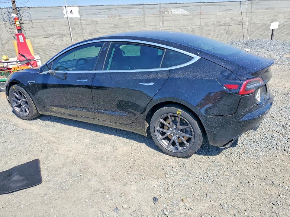 2019 Tesla Model 3 VIN 5YJ3E1EA5KF410156 COPART salvage auction — REAR END, Ca - Salvage Certificate, sold $3,050 on 2026-07-14 (photo 2)