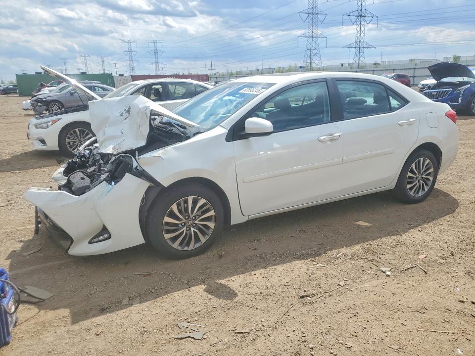 2017 Toyota Corolla VIN 5YFBURHE9HP650688 COPART salvage auction — FRONT END, IL - SALVAGE CERTIFICATE, sold $625 on 2026-07-28 (photo 1)