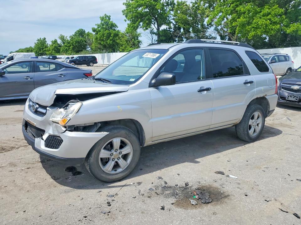 2010 Kia Sportage VIN KNDKG3A47A7667468 COPART salvage auction — FRONT END, Mo - Salvage Certificate Of Title, sold $325 on 2026-07-10 (photo 1)