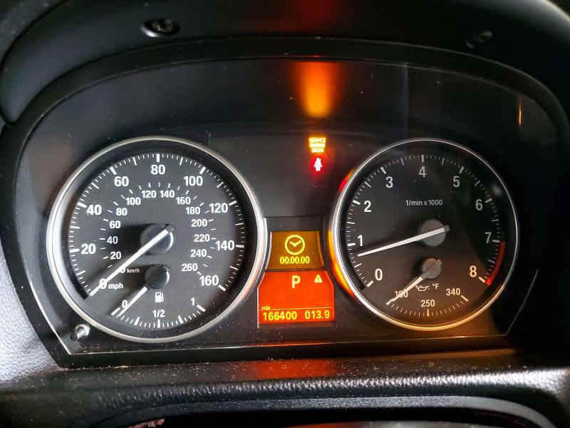 2009 BMW 3 series VIN WBAWL73559P179025 COPART salvage auction — FRONT END, CA - DIS/DLR/EXP APP FOR DUP CLEAN, sold $675 on 2026-07-23 (photo 9)