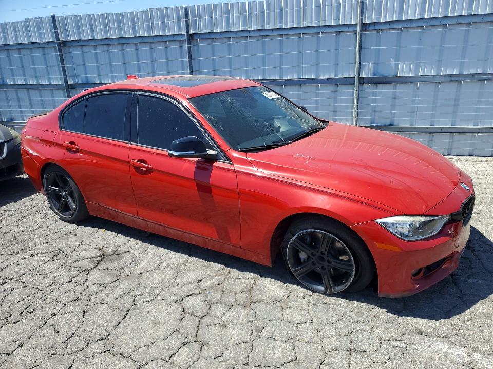 2012 BMW 3er VIN WBA3A9C50CF077701 COPART salvage auction — MECHANICAL, Ca - Salvage Certificate, sold $1,700 on 2026-07-16 (photo 4)