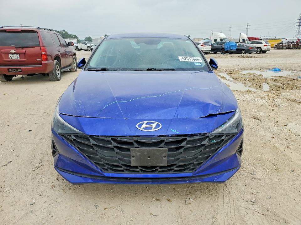 2022 Hyundai Elantra VIN KMHLL4AG2NU359613 COPART salvage auction — REAR END, Tx - Salvage Vehicle Title, sold $200 on 2026-07-28 (photo 5)