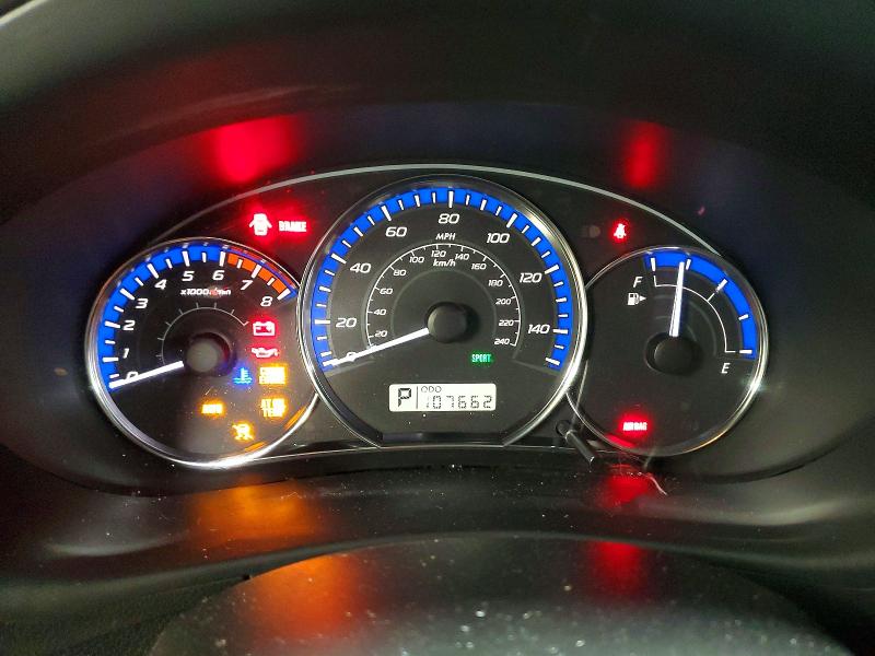 2010 Subaru Forester VIN JF2SH6BC4AH916857 COPART salvage auction — FRONT END, Il - Salvage Certificate, sold $675 on 2026-07-07 (photo 9)