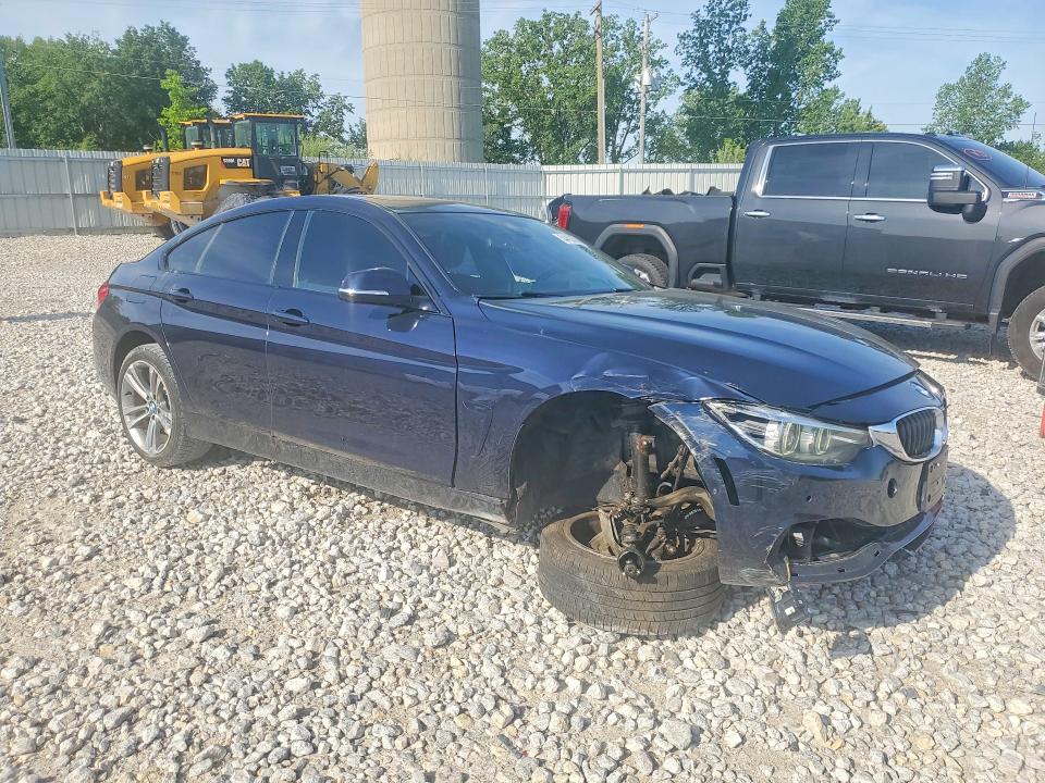 2018 BMW 4er VIN WBA4J3C57JBG96045 COPART salvage auction — FRONT END, Mi - Cert Of Title-Salvage Vehicle, sold $3,650 on 2026-07-09 (photo 4)