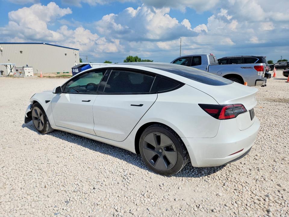 2021 Tesla Model 3 VIN 5YJ3E1EA9MF002696 COPART salvage auction — FRONT END, Salvage Title, sold $9,000 on 2026-07-16 (photo 2)