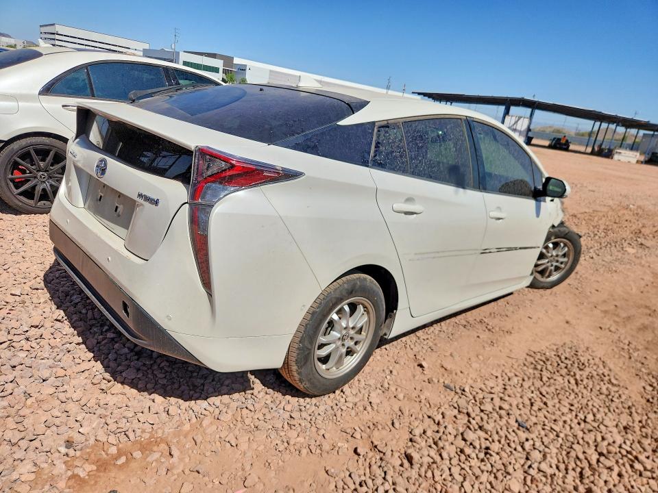 2017 Toyota Prius VIN JTDKBRFU4H3561104 COPART salvage auction — FRONT END, Az - Cert Of Title - Salvage, sold $3,200 on 2026-07-16 (photo 3)