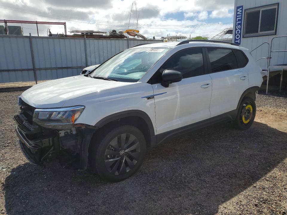 2024 Volkswagen Taos VIN 3VV5X7B24RM052946 COPART salvage auction — FRONT END, Hi - Certificate Of Salvage, sold $2 on 2026-07-27 (photo 1)